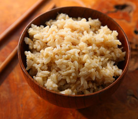 A bowl of brownrice