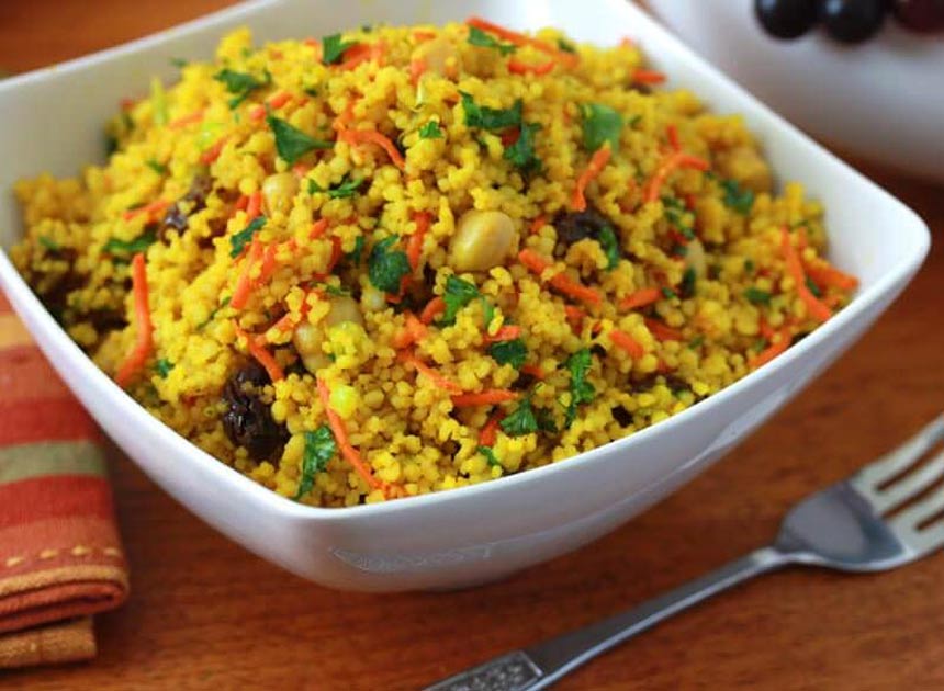 Couscous in a bowl