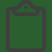 outline of a clipboard